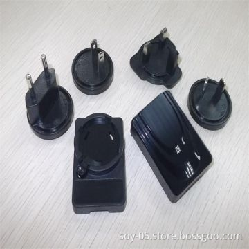 12V/2A 24W Wall Mount AC/DC Adapters with Interchange Plug, Available for LED TVs, STB and iPad